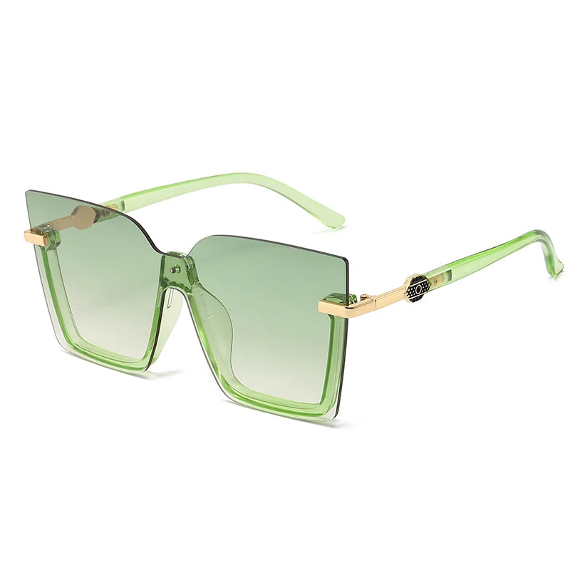 Óculos de Sol Quadrado Oversized com Proteção UV400
